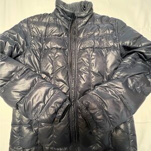 Navy blue Prada parka - pristine condition